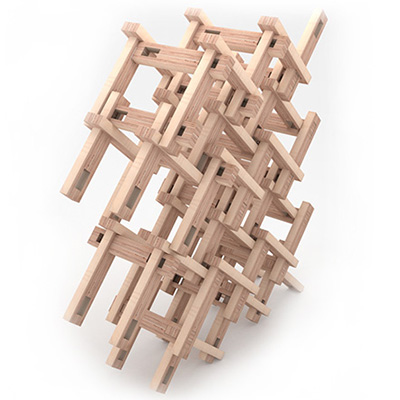 Dřevěná stavebnice Spinifex Cluster