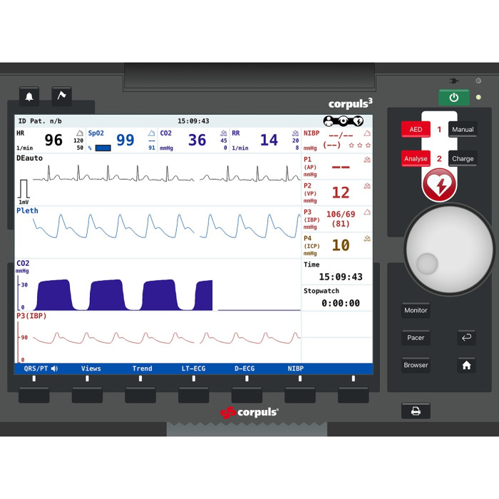 8001071 - Simultor obrazovky pacientkho monitoru corpuls3T pro REALITi360