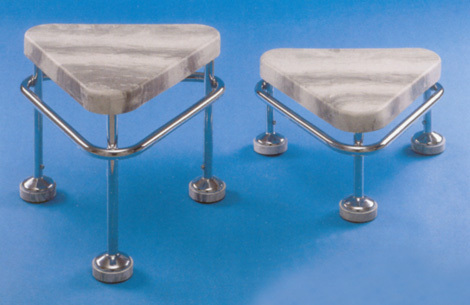 Pojzdn stolika vka 400 mm, kostra nerezov, antistatick